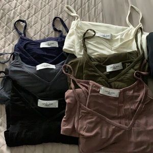 CARLY JEAN LOS ANGELES FVRT SPAGHETTI STRAP TANK